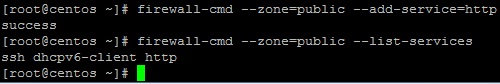 firewalld add service to zone